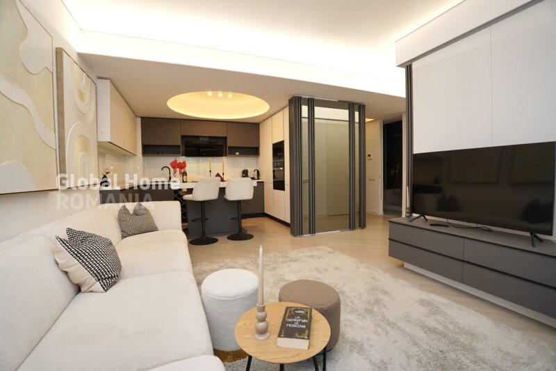 Cortina North, Pipera, 3 camere, design premium, parcare & boxa.