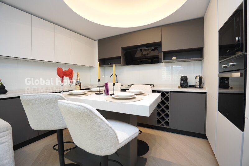 Cortina North, Pipera, 3 camere, design premium, parcare & boxa.